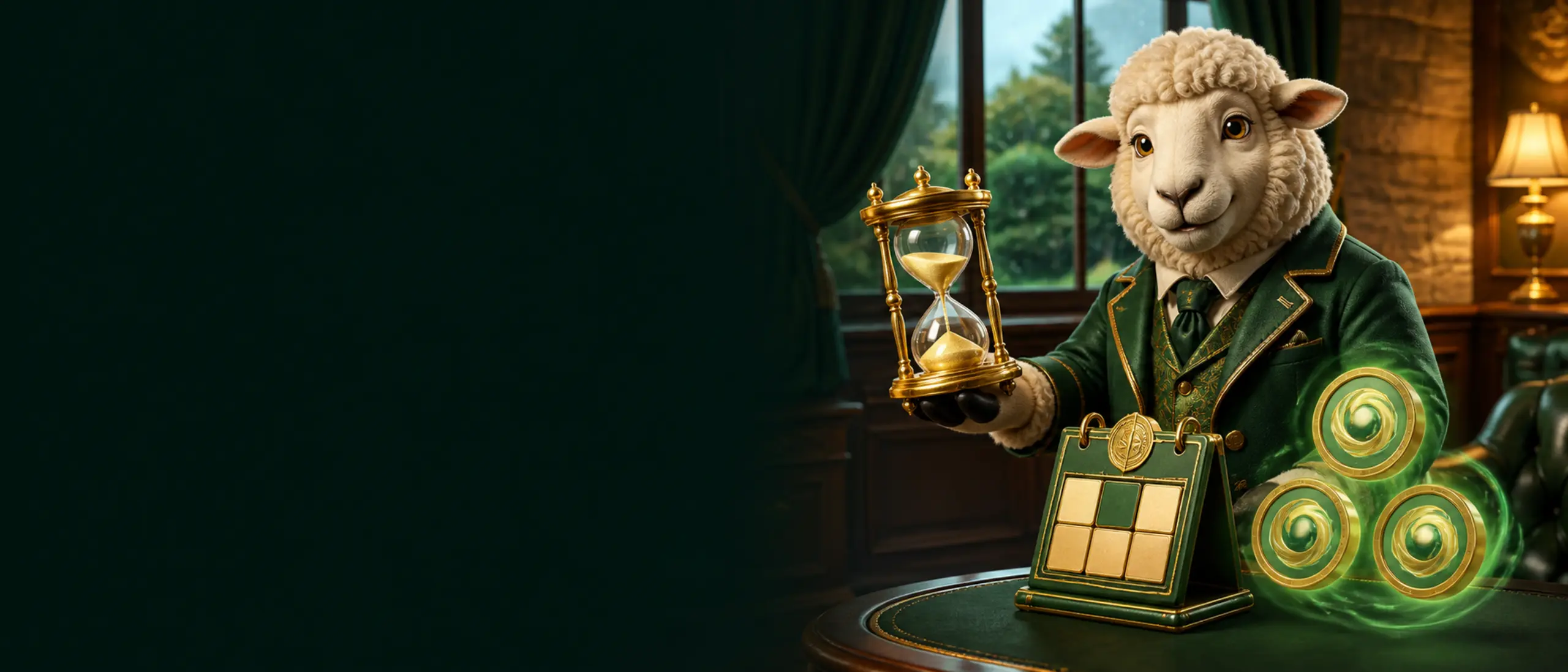 Bizzo Casino Thursday reload bonus presented by a Galway sheep